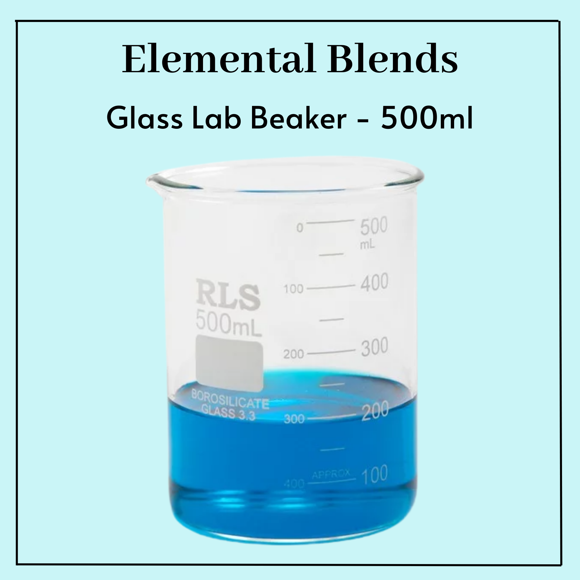 Glass Lab Beaker 500ml